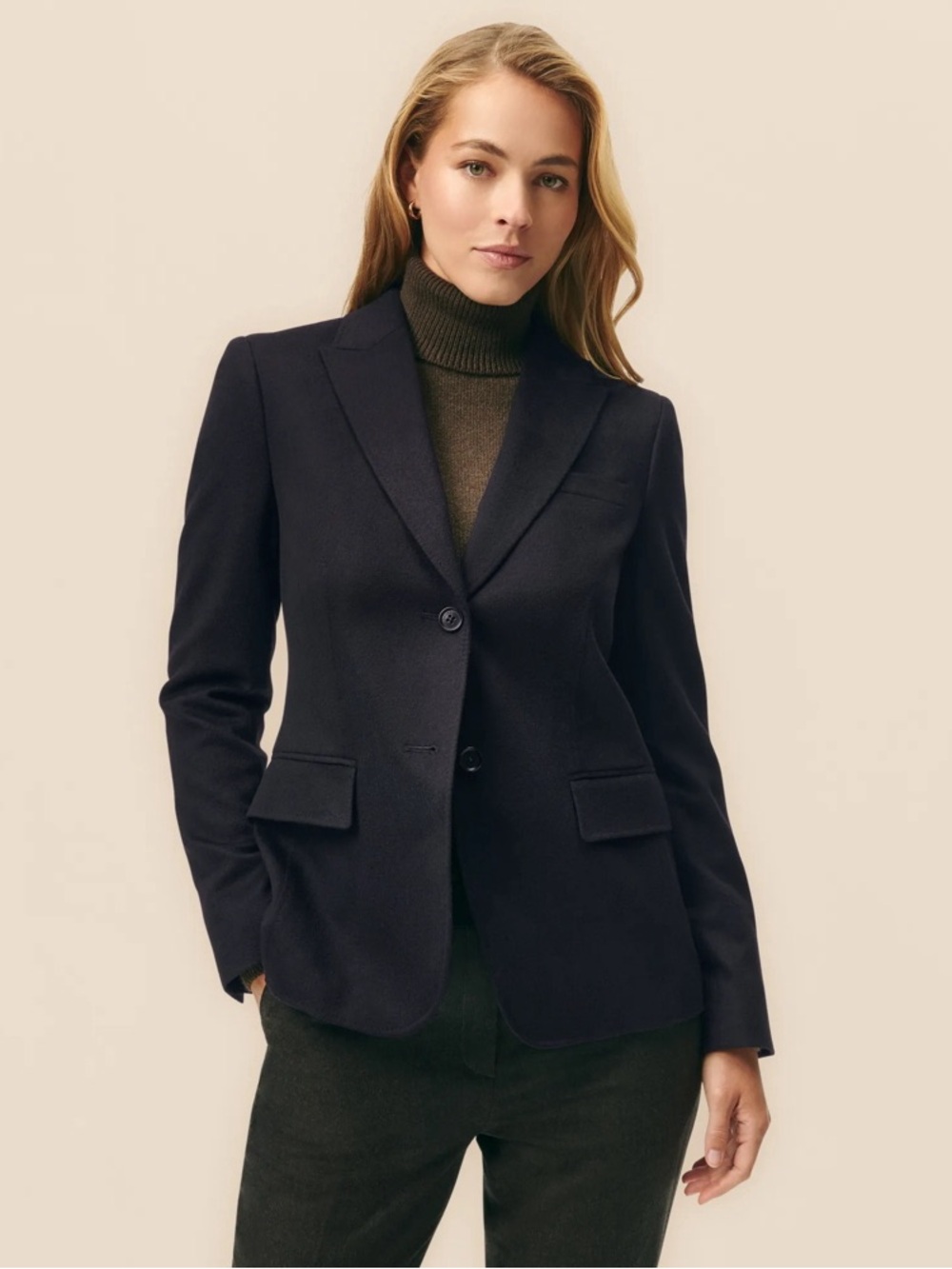 Brooks Brothers 100% Cashmere Blazer - Loro Piana Fabric - Size 10